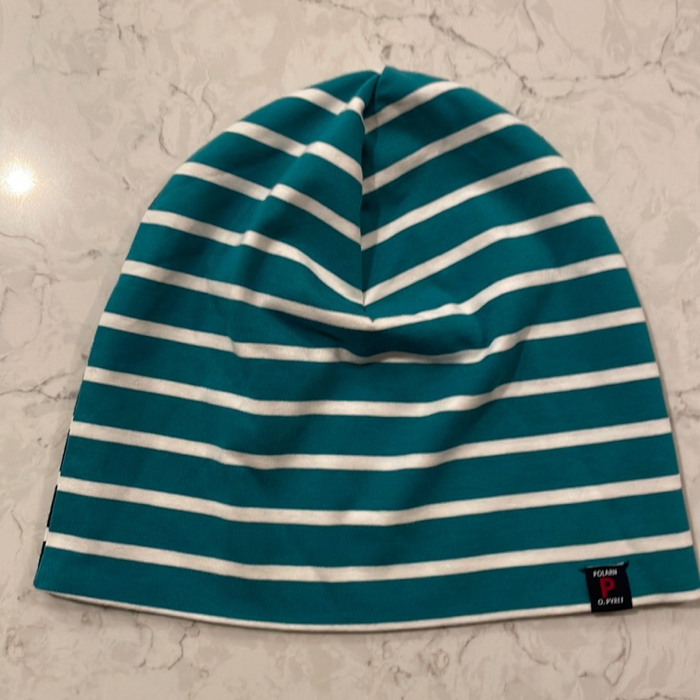 Polarn O Pyret Cotton Striped Hat